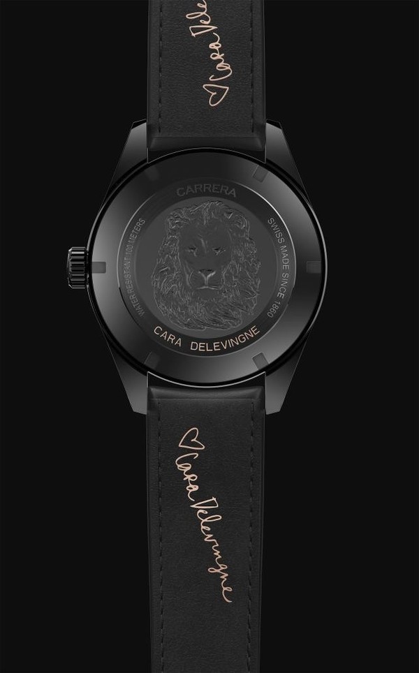 超模卡拉·迪瓦伊慈善拍卖TAG Heuer泰格豪雅签名版腕表2.jpg