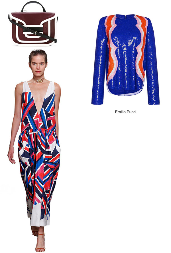 2017春夏女装流行搭配 几何美学