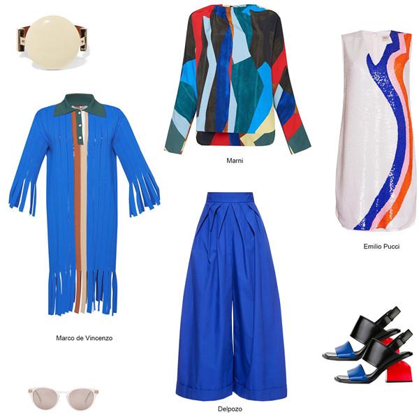 2017春夏女装流行搭配 几何美学