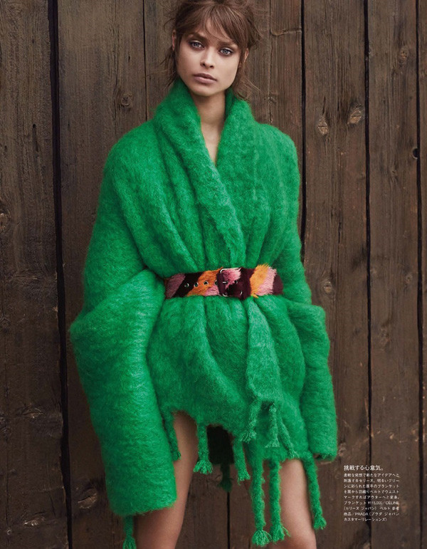 大片| 超模Birgit Kos演绎冬日温暖色彩