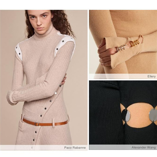 2018/19秋冬女装针织工艺趋势 细节&镶边