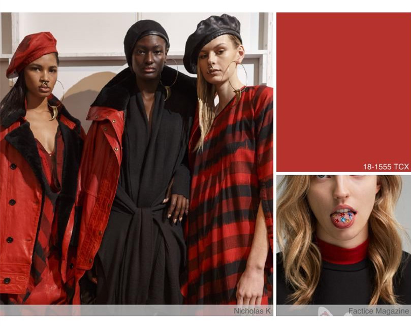 2018/19秋冬女装流行色彩更新