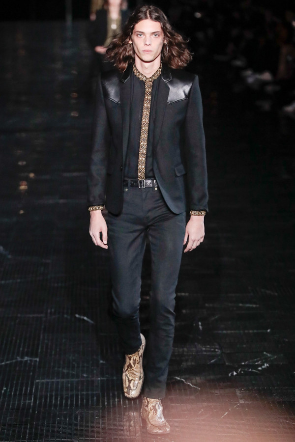 放荡不羁的西部牛仔，Saint Laurent 2019春夏男装秀