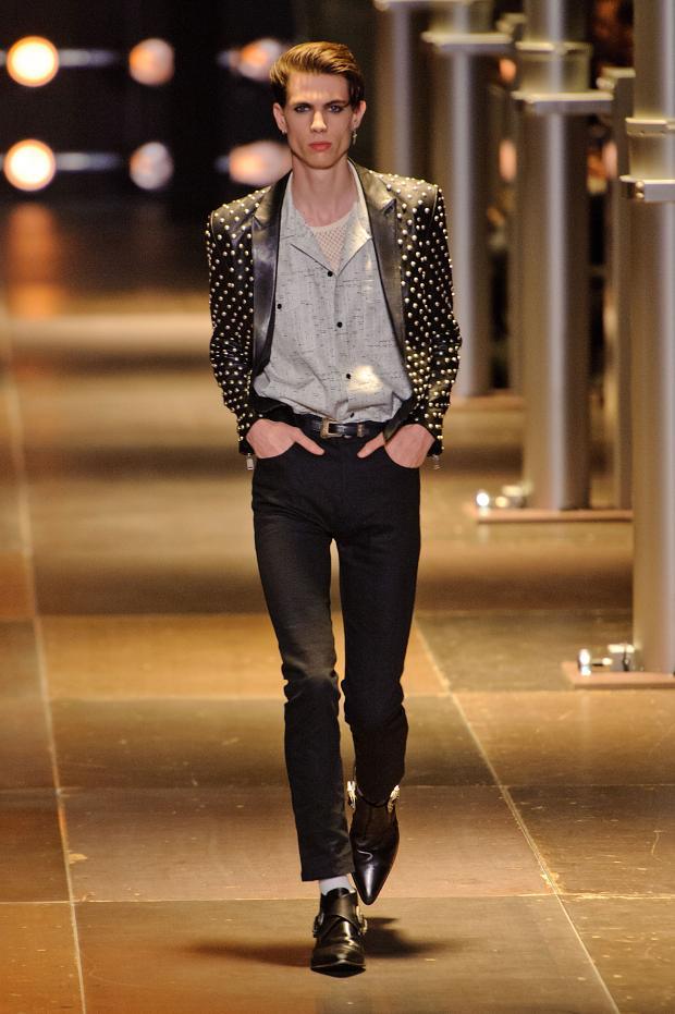 Saint Laurent Paris 2014春夏男装秀36.jpg