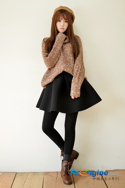 冬日毛衣配搭打底裤 精致有型有魅力6.jpg