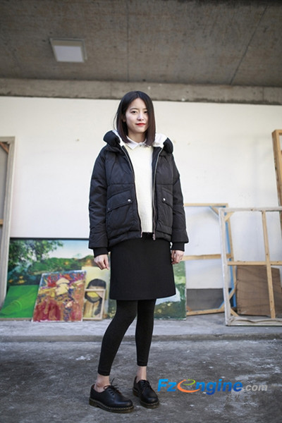 暖冬巧搭羽绒服 简约风格显淑女气质4.jpg