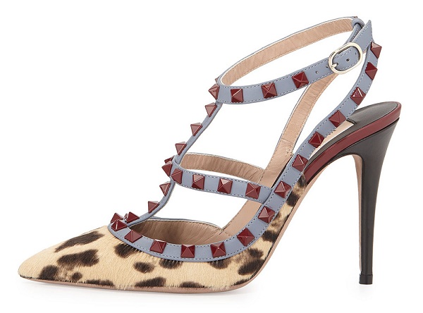 华伦天奴Valentino 2015早秋铆钉元素系列鞋履0.jpg