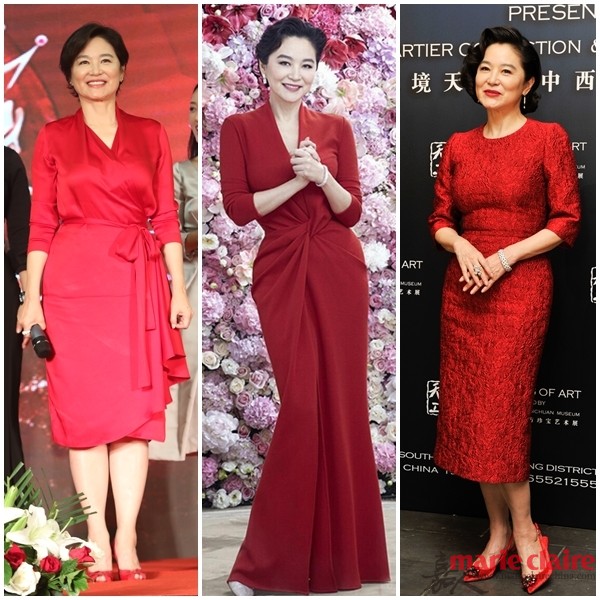 《偶像来了》林青霞美艳下凡 她是最会穿红色的气质女神0.jpg