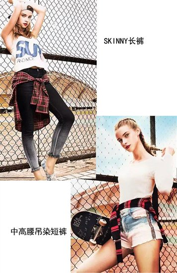 牛仔服装潮流趋势 牛仔布青年学院风基本造型0.jpg