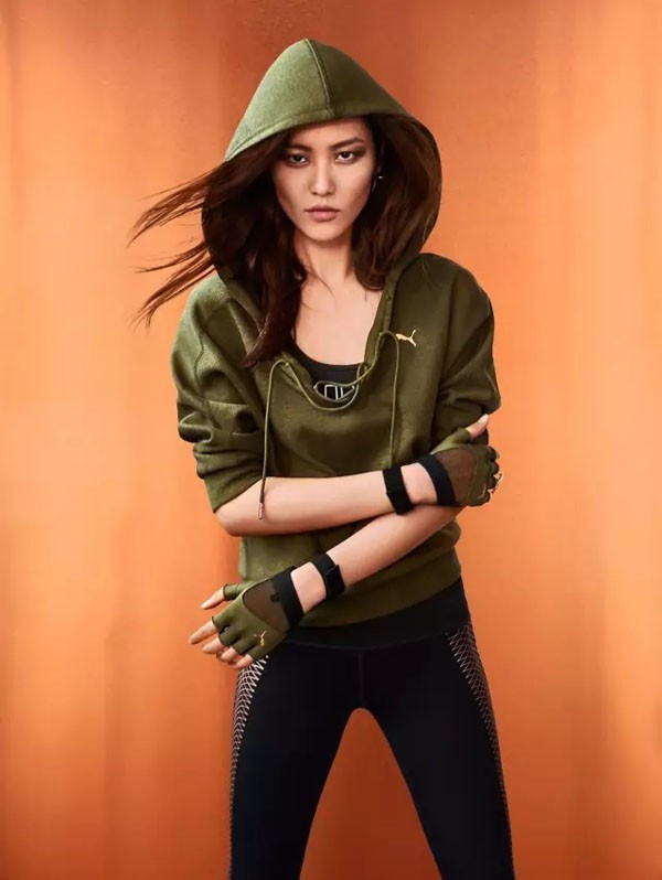 超模演绎PUMA彪马2017全新Velvet Rope系列广告1.jpg